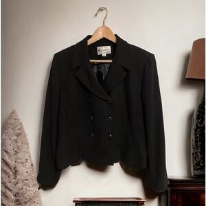 Kasper Exclusively for Dillards Womens Double Breasted Three Button Front Blazer